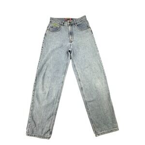 Empire Juniors High Rise Baggy Jeans Blue Size 7